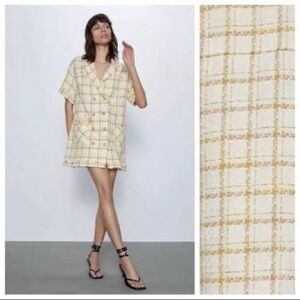 Tweed dress/over shirt